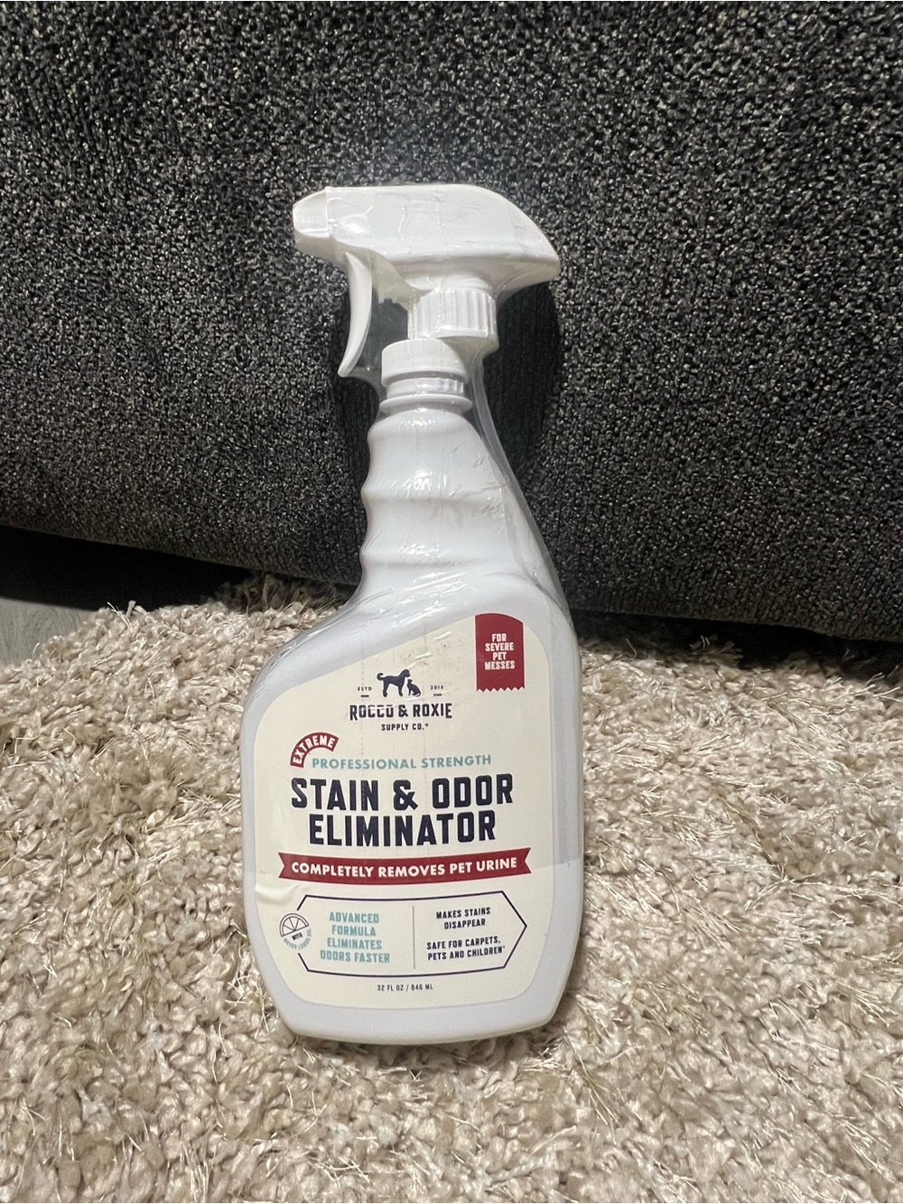 Rogue & Roxie Professional Stain & Odor Eliminator - White Bottle